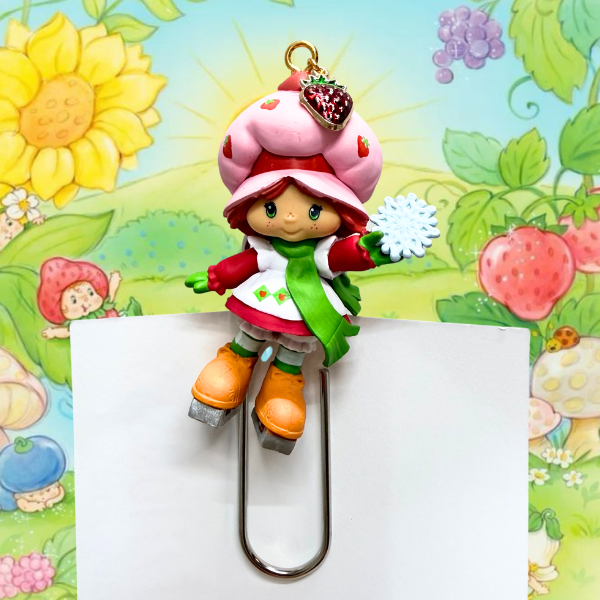 Strawberry Shortcake with Charm Paperclip