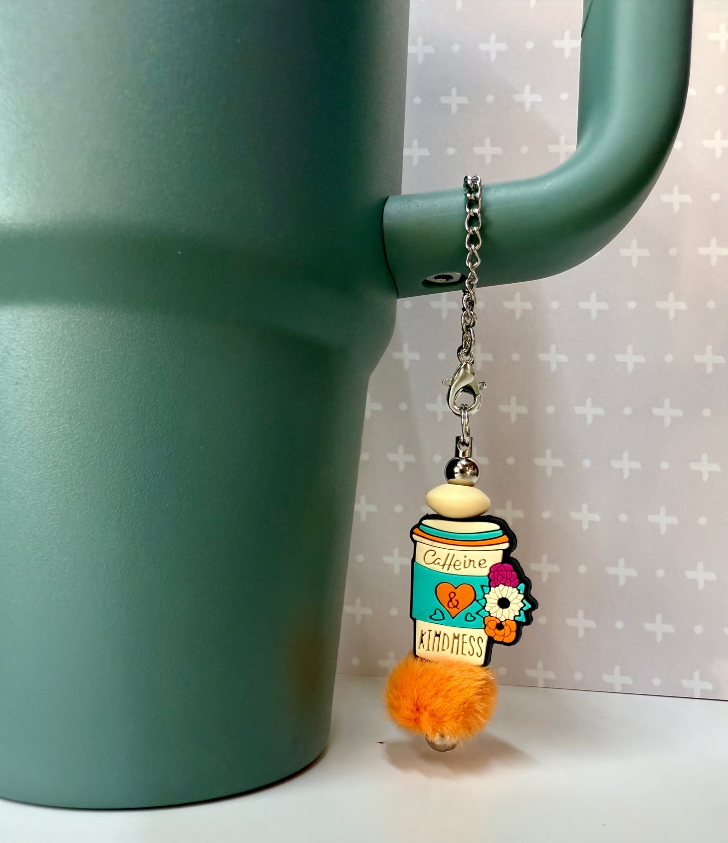 Caffeine Kindness Tumbler Charm
