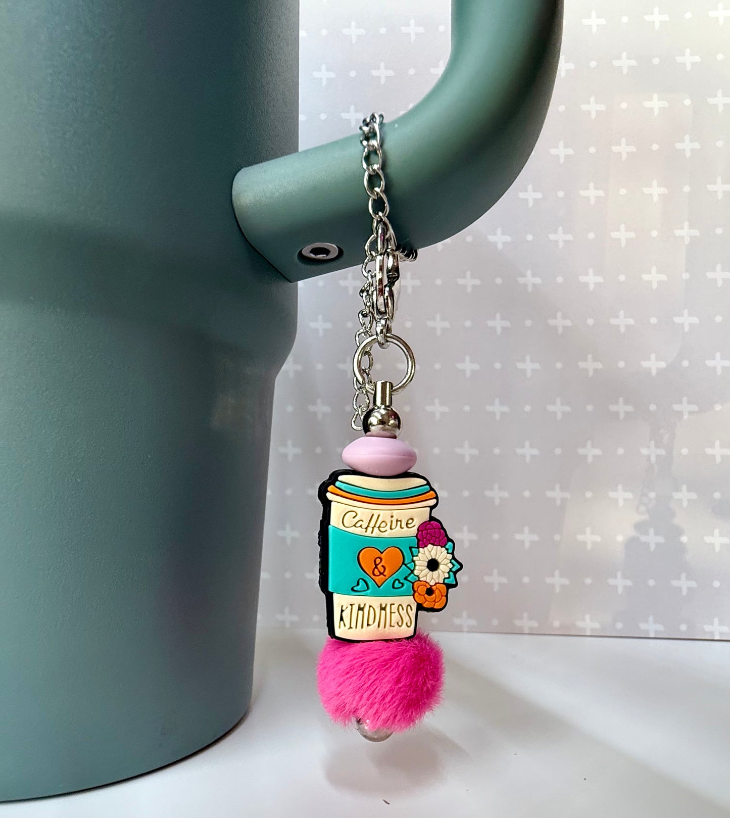 Caffeine Kindness Tumbler Charm