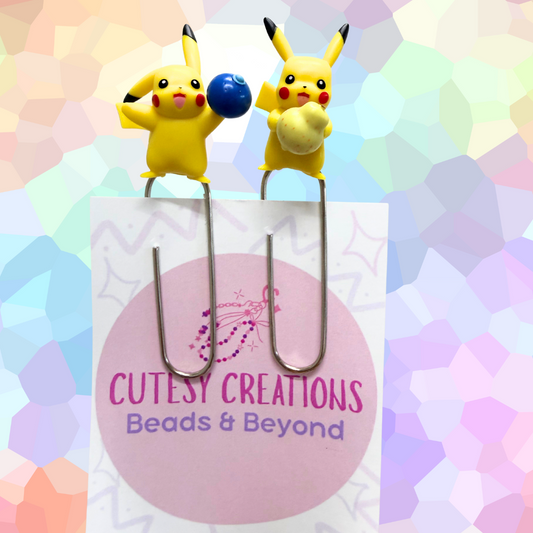 Bundle of 2 Pikachu Paperclips