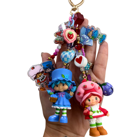 Strawberry + Blueberry Bagcharm