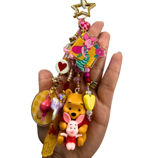 Winnie + Piglet Bag Charm