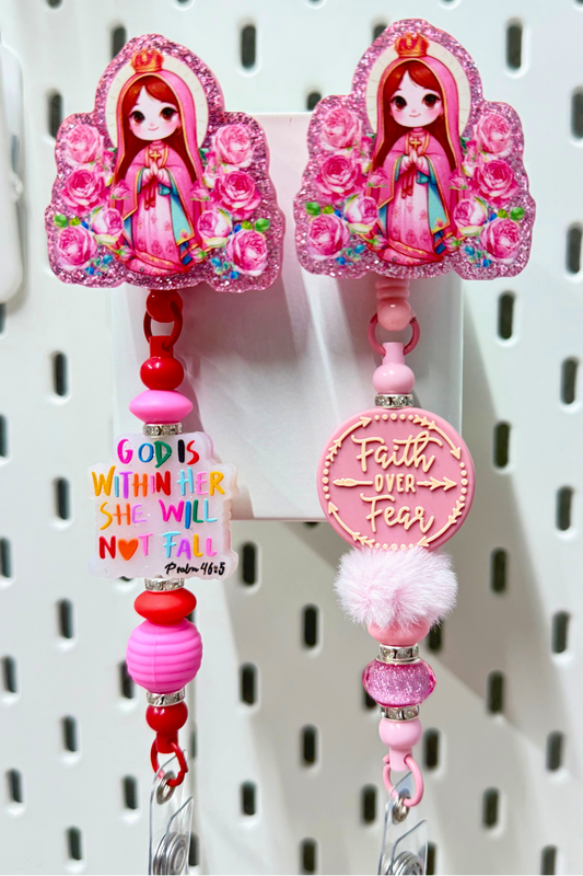 Virgencita Badge Reel