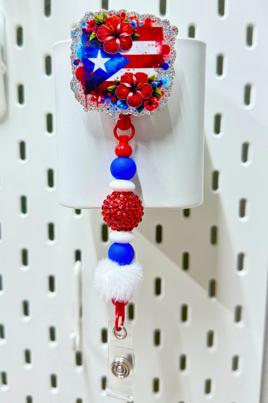 Puerto Rico Badge Reel