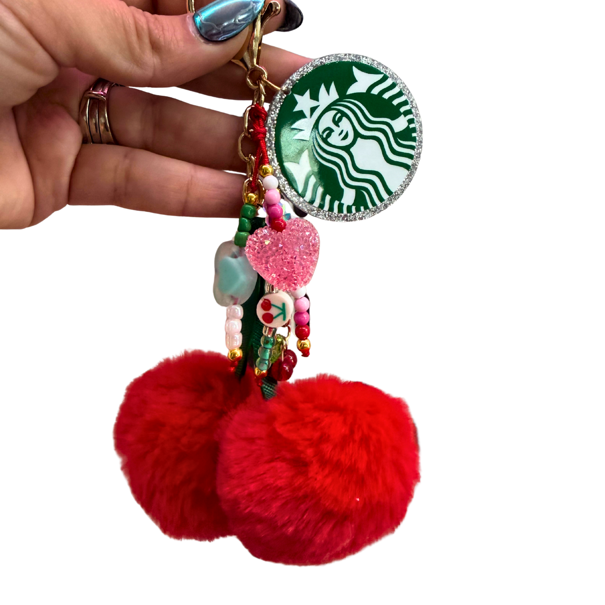 Starbies Cherry Bag Charm