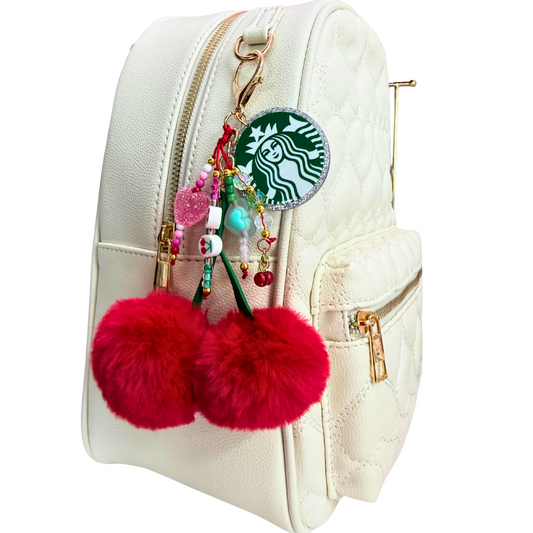 Starbies Cherry Bag Charm