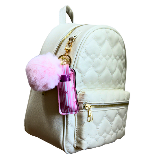 Coquette Lip Balm Holder Keychain