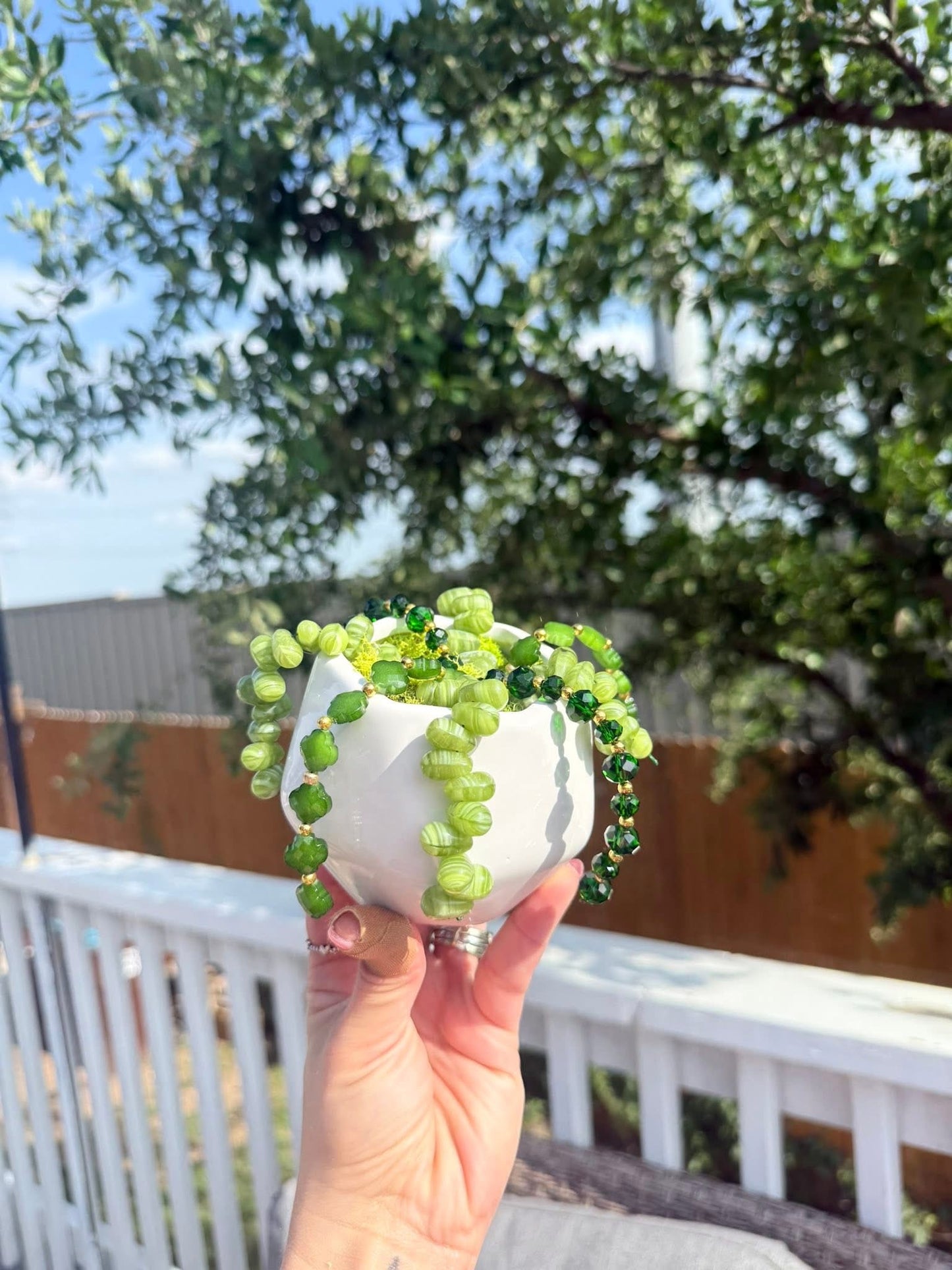🌿✨ Beaded Plants – Zero Water, All the WOW!