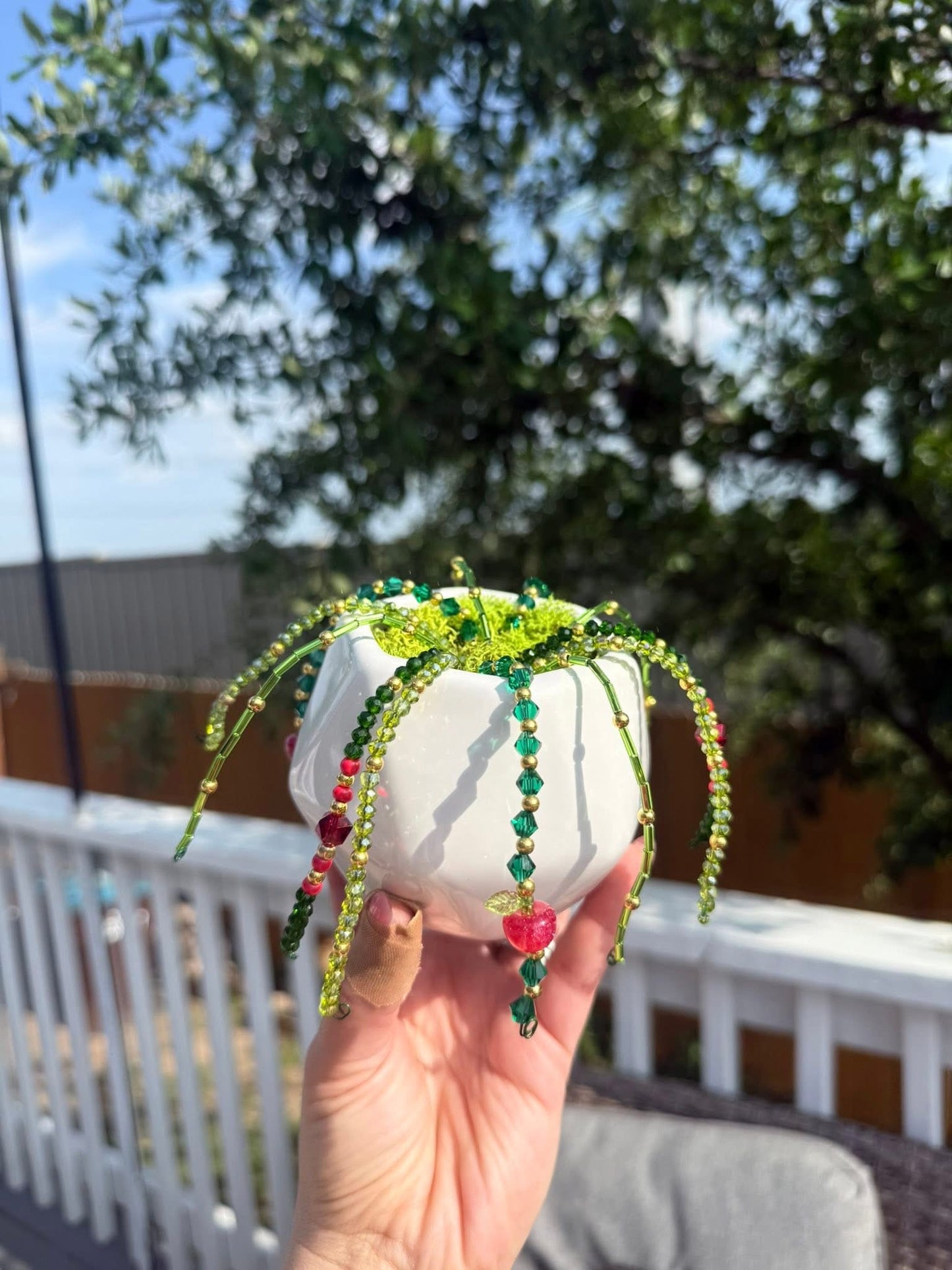 🌿✨ Beaded Plants – Zero Water, All the WOW!
