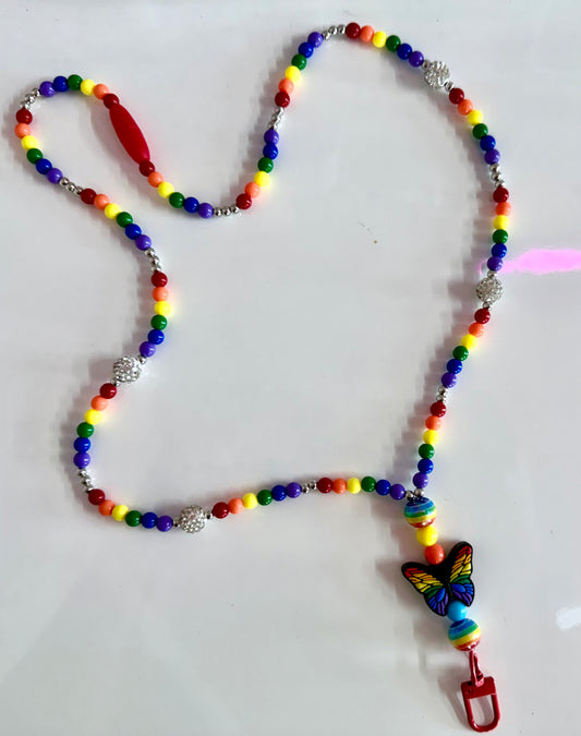 Pride Butterfly Lanyard