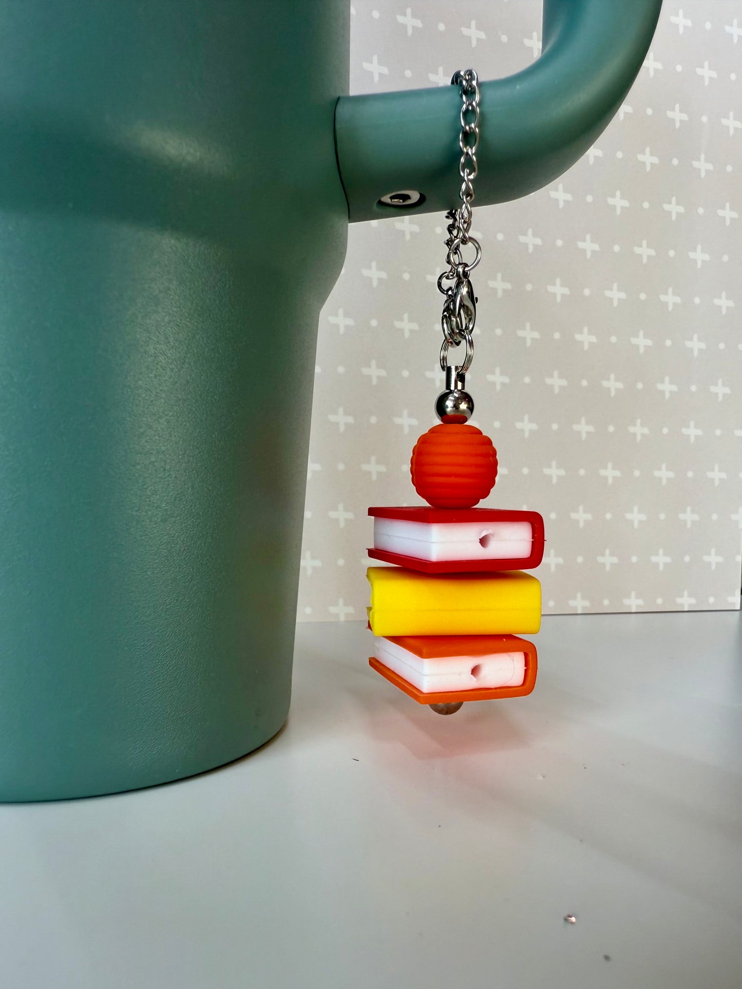 Stack of Book Tumbler Charm