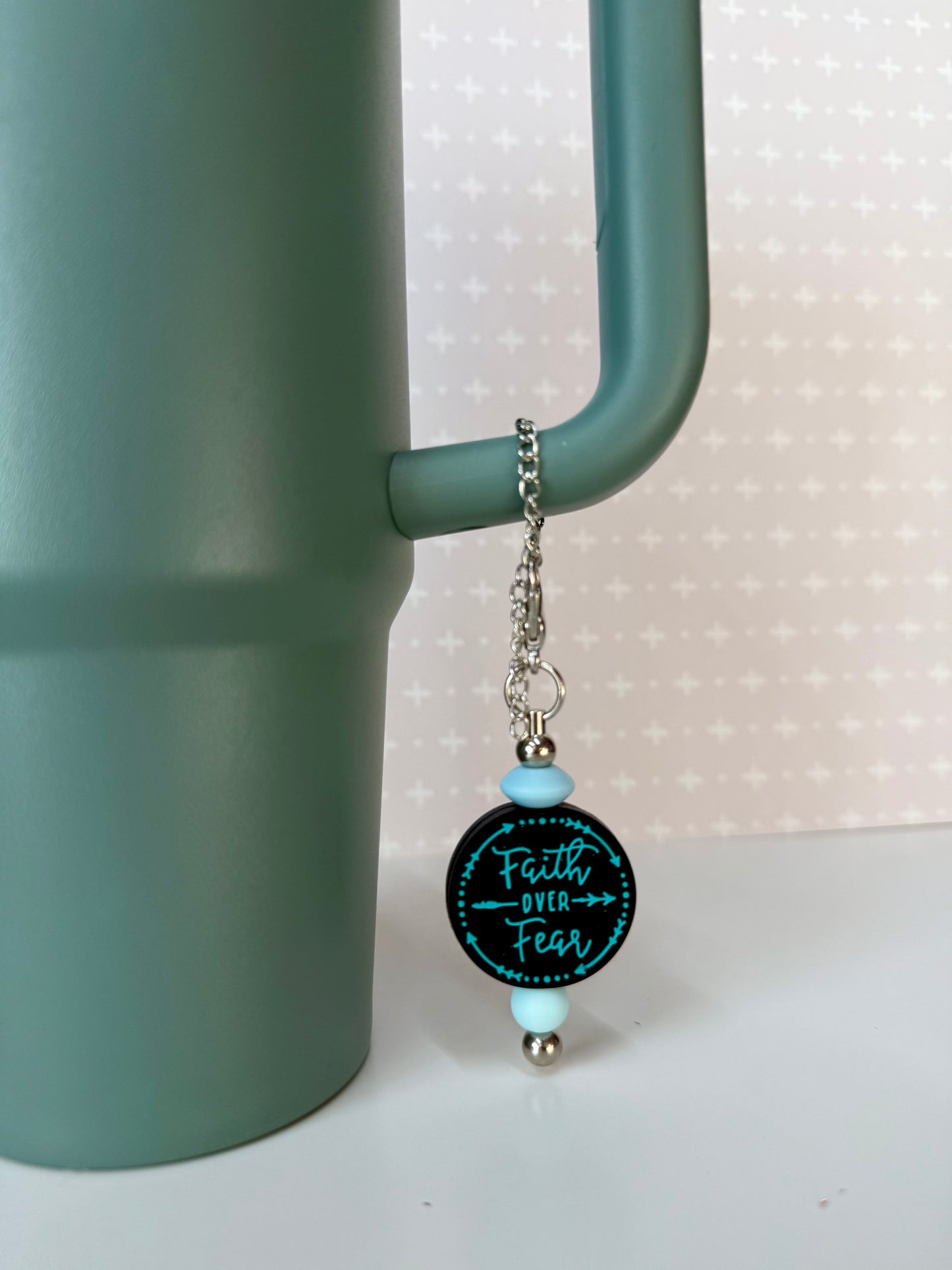 Faith Over Fear Tumbler Accessory