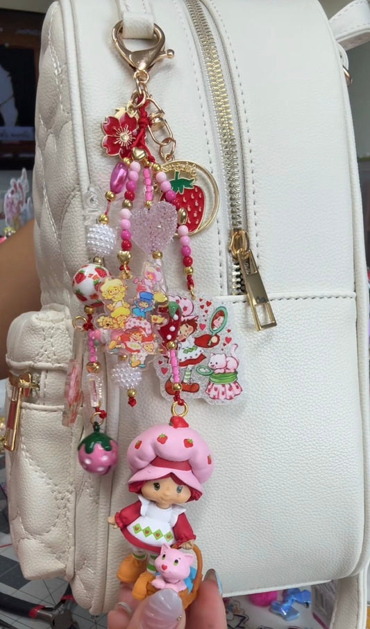 Strawberry Shortcake Bag Charm