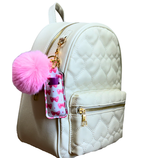 Coquette Lip Balm Holder Keychain