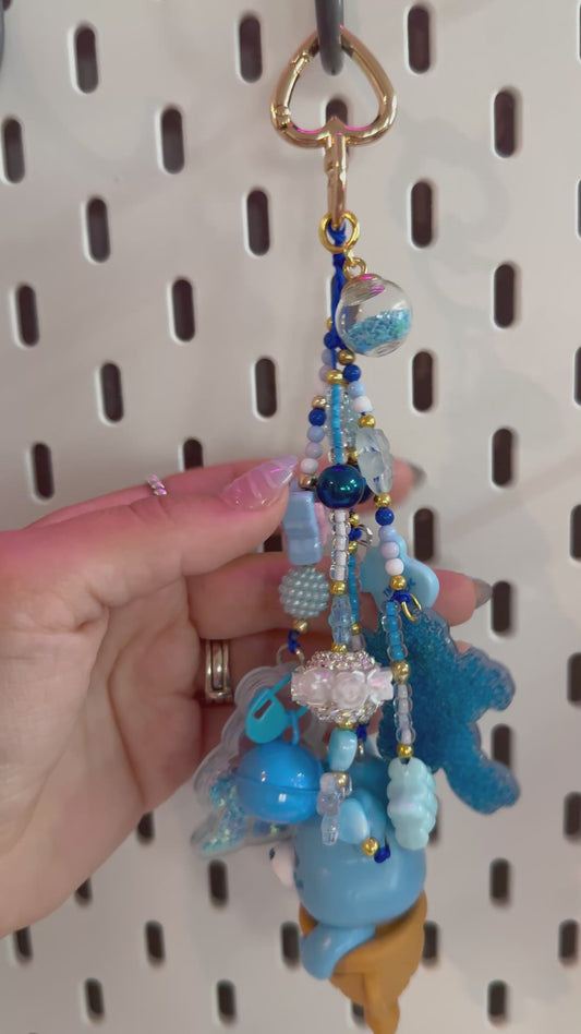 Grumpy Bear Bag Charm