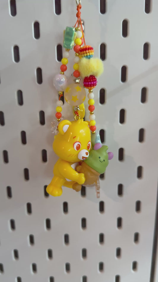 Sunshine Bear Bag Charm